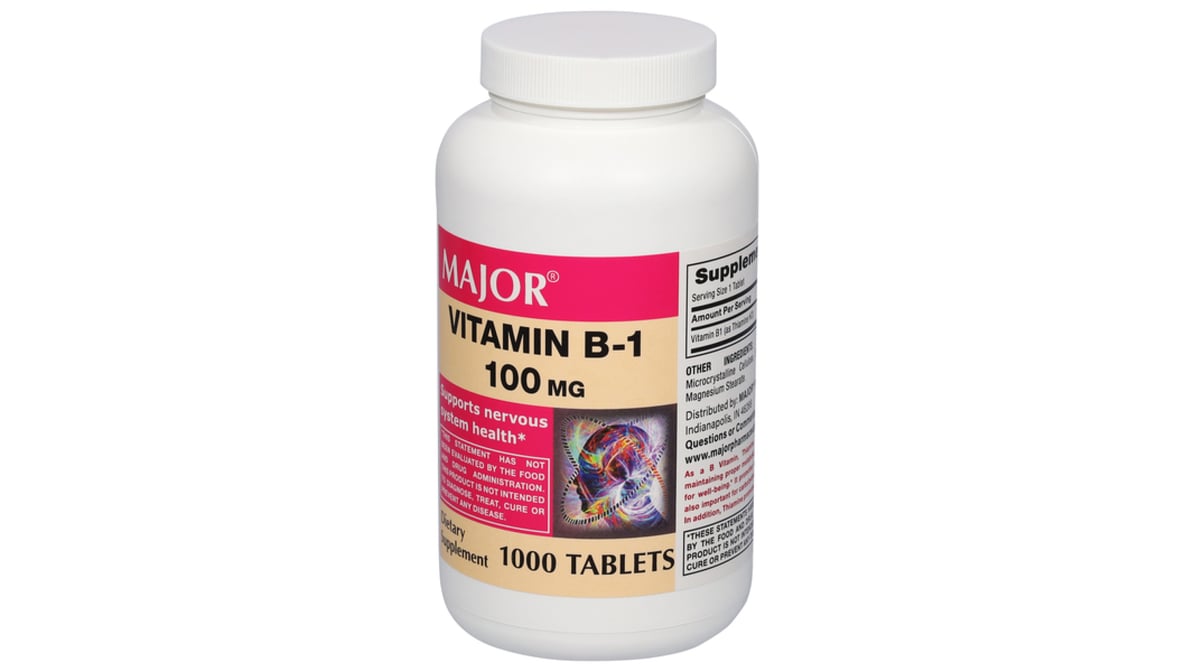 VITAMIN B-1 100 MG TAB 1000