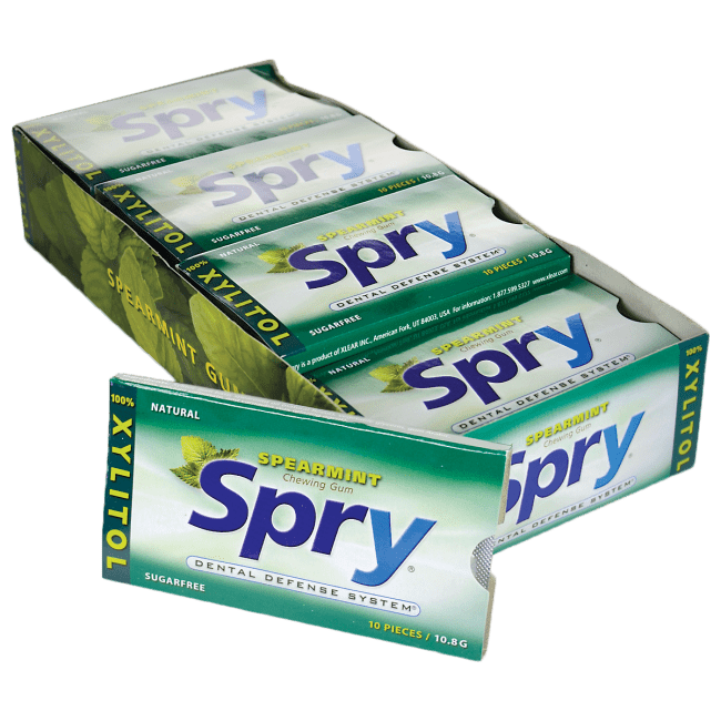 SPRY CHEWING GUM,BUBBLE