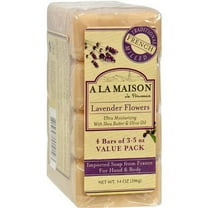 A LA MAISON BAR SOAP,4 BARS,FRSH SSLT