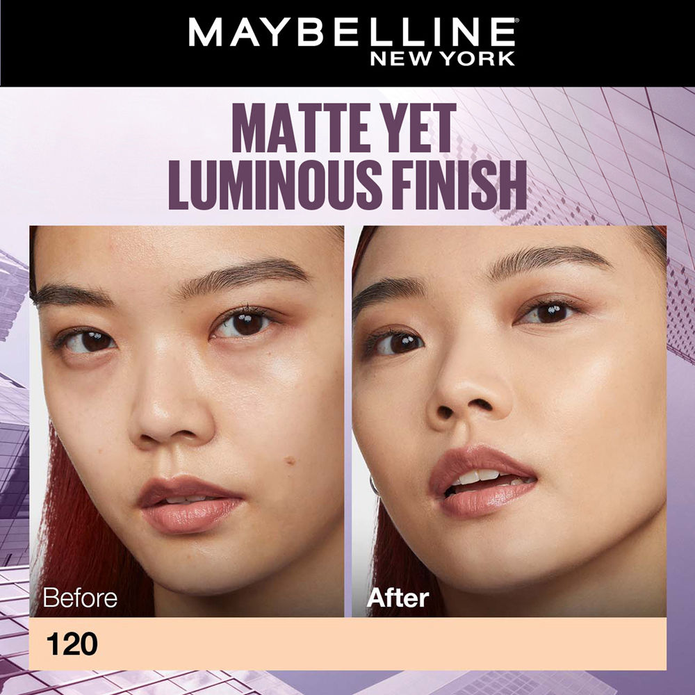 MAYBELLINE New York Super Stay Lumi-Matte Foundation Makeup, 332, 1 oz