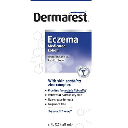 DERMAREST LOTION ECZEMA MEDICATED 4OZ