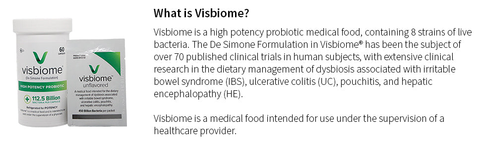 VISBIOME UNFLVD PROBIOTIC 450B PKT 30
