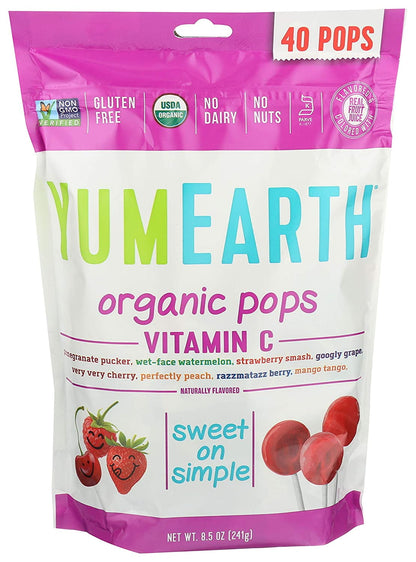 YUMEARTH LOLLIPOP,OG2,VITAMIN C