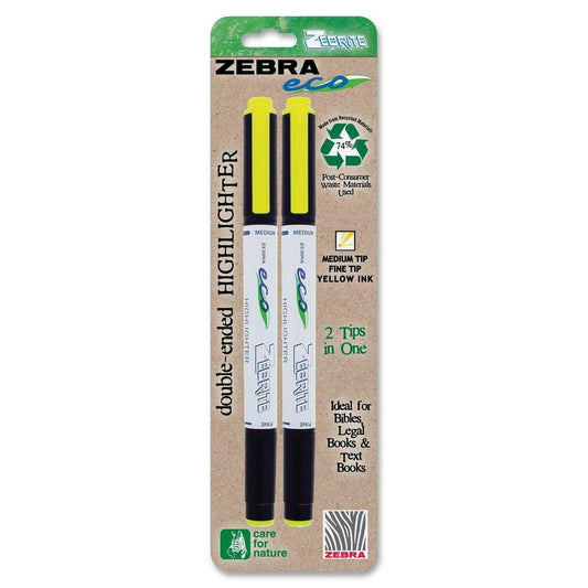 Zebra Zebrite Double-Ended Highlighter, Orange