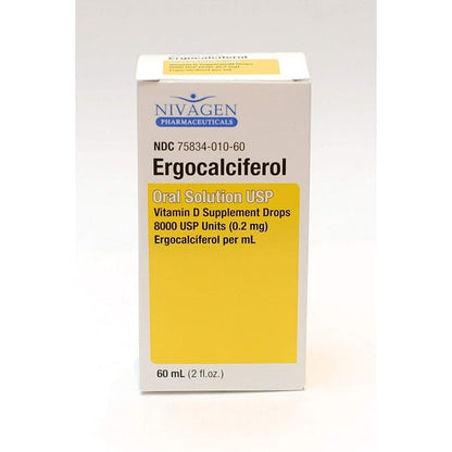 ERGOCALCIFEROL 200 MCG-ML SOL 60 ML