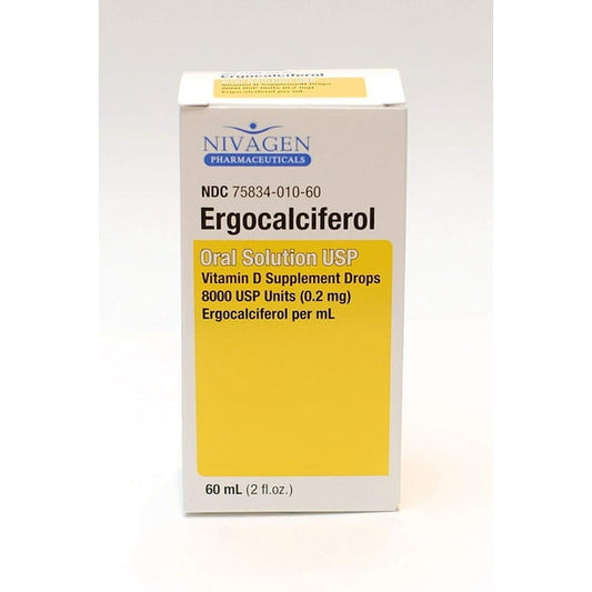ERGOCALCIFEROL 200 MCG-ML SOL 60 ML