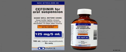 CEFDINIR PT 125MG/5ML 100ML
