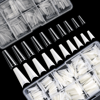 KISS Revolutionary Acrylic Nails Medium Length, 28-count