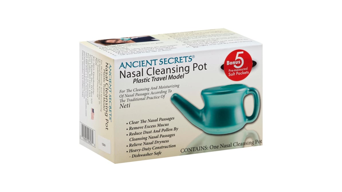 ANCIENT SECRETS NASAL CLEANSING POT SALT