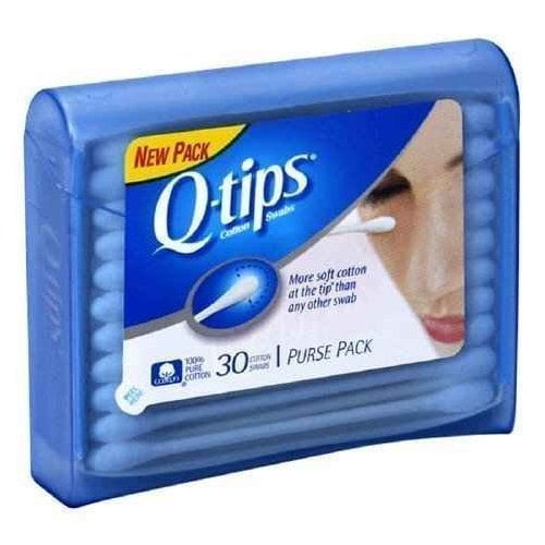 Q-Tips Cotton Swabs 30 Count Purse Pack (12in)