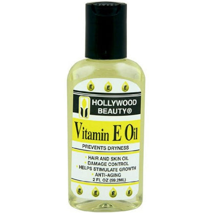 Hollywood Beauty Vitamin E Oil Hair & Skin Treatment, 2 oz