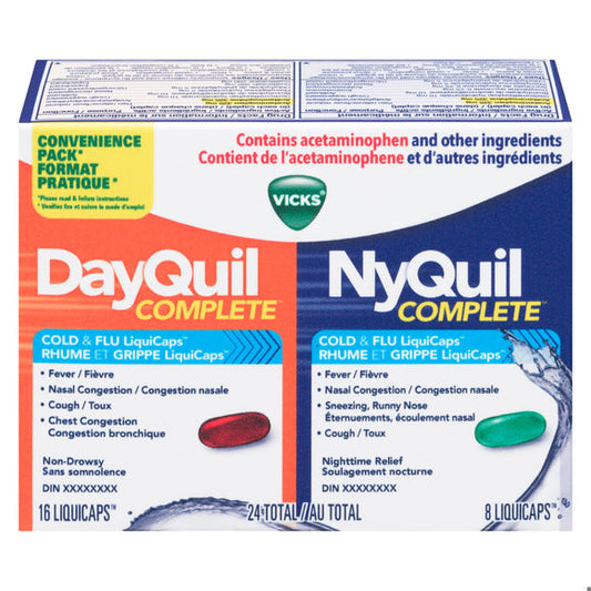 VICKS DAYQUIL C/F GC 24 M/S LQC