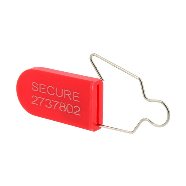 PADLOCK SEAL 100 RED NMBRD