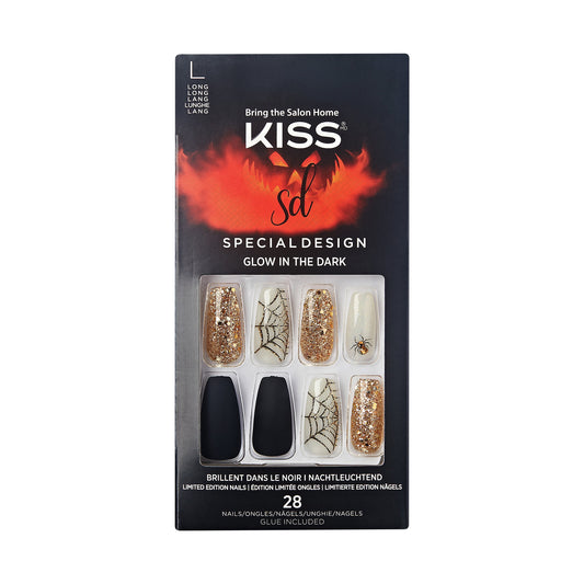 KISS Halloween Spooky & Chic Wickedly Sweet Nails Display, 20 count