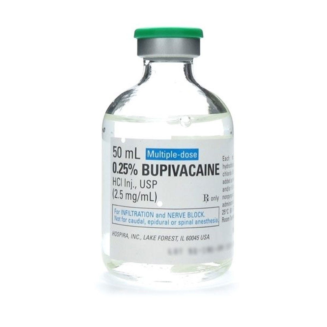 BUPIVACAINE SF 0.25% 25X30ML