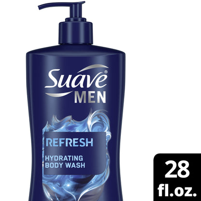 SUAVE MENS BDY WSH LQ 15OZ REFRSH