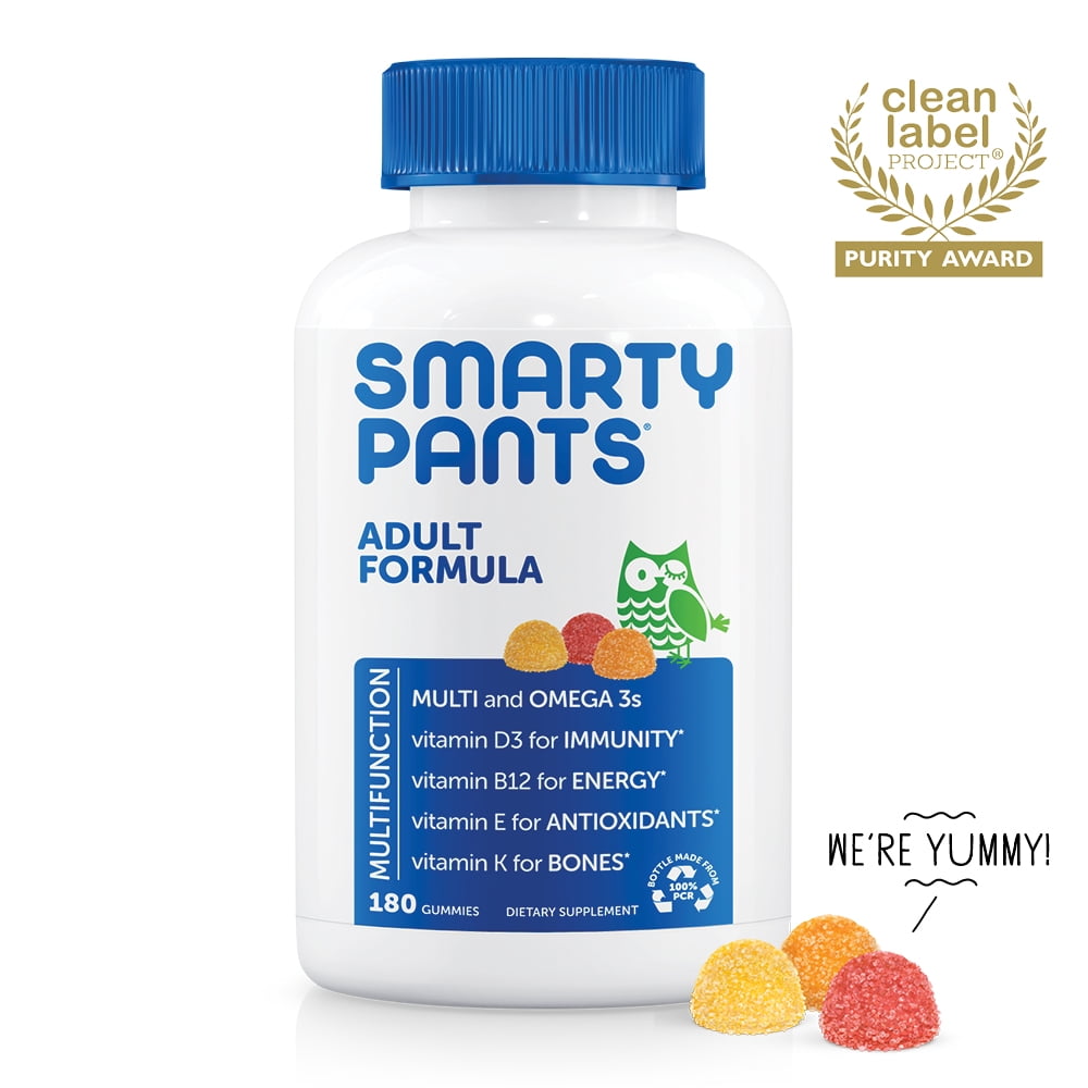 SMARTYPANTS GUMMY VIT,ADLT,MULTI+OMEG