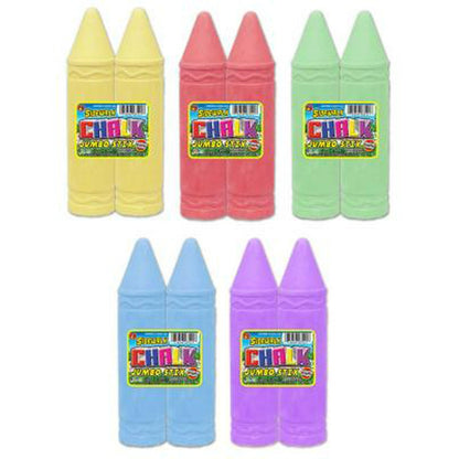 Ja-Ru, Inc. Jumbo Stix Sidewalk Chalk, 2 stix