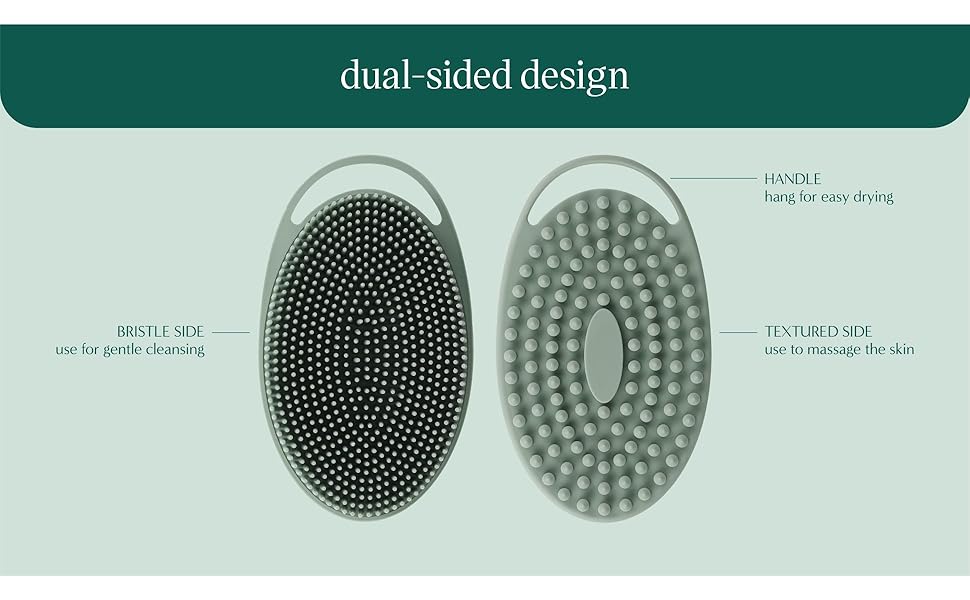 ECO TOOL BODY SCRUBBER,SLILICONE