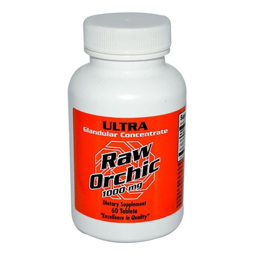 ULTRA GLANDULARS ULTRA RAW ORCHIC 1000MG
