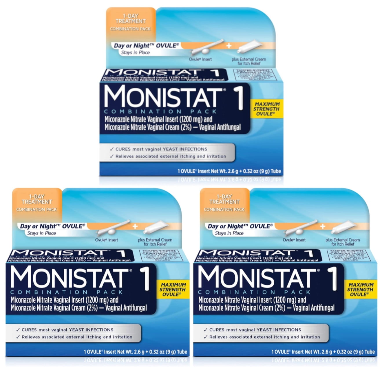MONISTAT 3 COMBINATION PACK SUP+CRM KIT