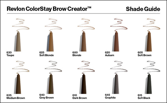 REVLON ColorStay Brow Creator Brow Pencil & Powder - 615 Soft Black