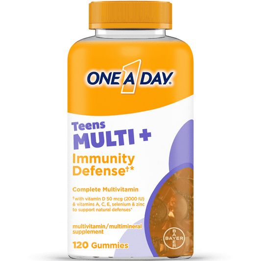 ONE A DAY TEEN MULTI + IMMUN GUMMY 120CT