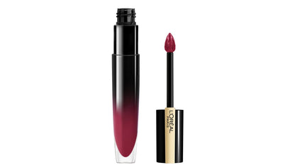 L'Oreal Paris Brilliant Signature Shiny Lip Stain Lipstick, Be Cheerful, 0.21 fl. oz.