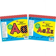 Pacon Self-Adhesive 4" Paper Letters - Black and White, 180 count