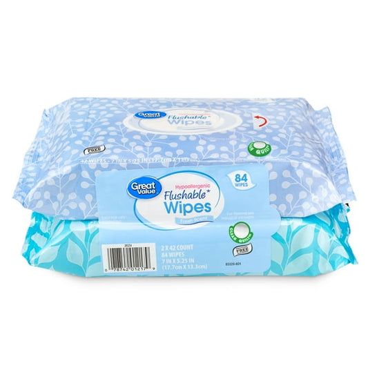 FLUSHABLE WIPES,UNSCENTED