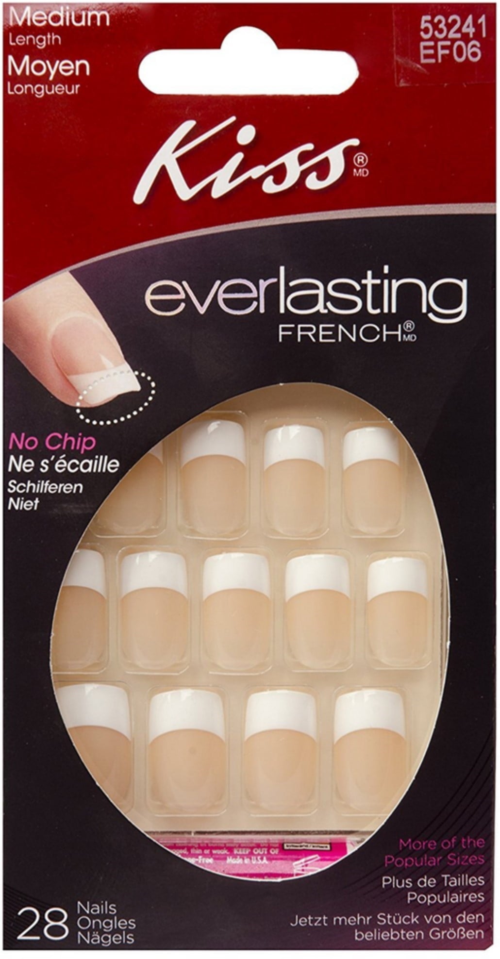 KISS Core French Faux Nail Collection - If You Dare
