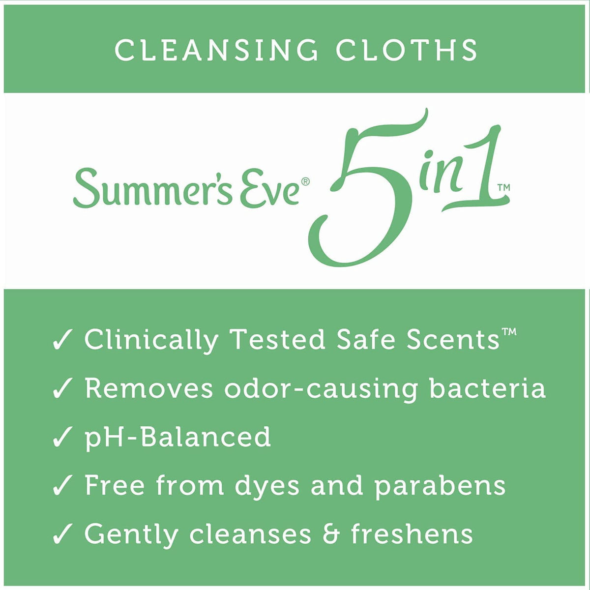 Summers Eve Cleansing Cloths 16 Count Aloe Love