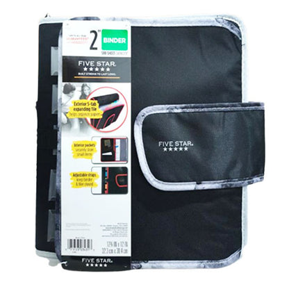 Five Star 1" D-Ring Binder - Recycled, Assorted