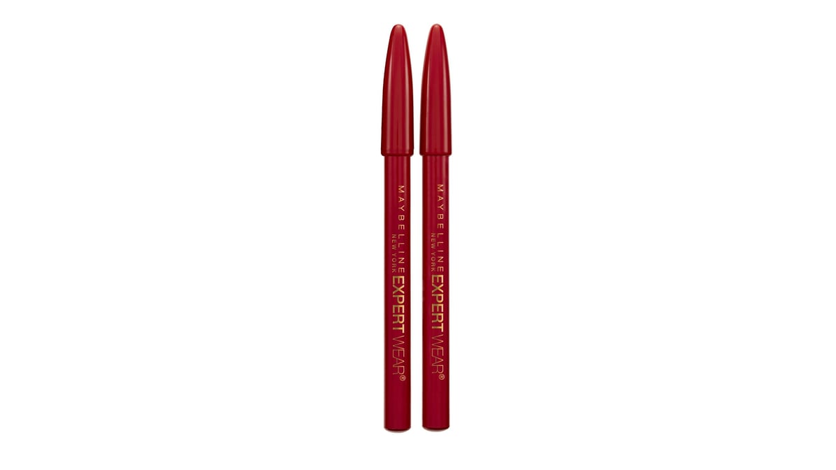 MAYBELLINE New York Expert Wear Twin Brow & Eye Wood Pencil, 101 Velvet Black, 2 count