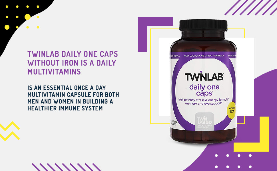 TWINLAB DAILY ONE WITHOUT IRON