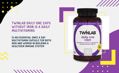 TWINLAB DAILY ONE WITHOUT IRON