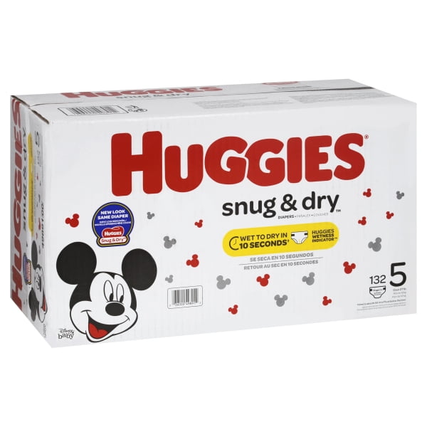 HUGGIES SNUG & DRY SZ5 DPR 136 CT