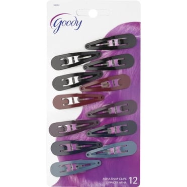 Goody Slideproof Ribbon Bow Mini Hair Clip - Assorted, 8 count