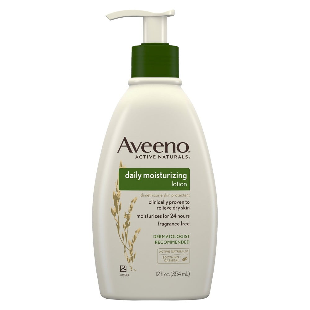 AVEENO LOTION DAILY MOIST PUMP UNSC 12OZ