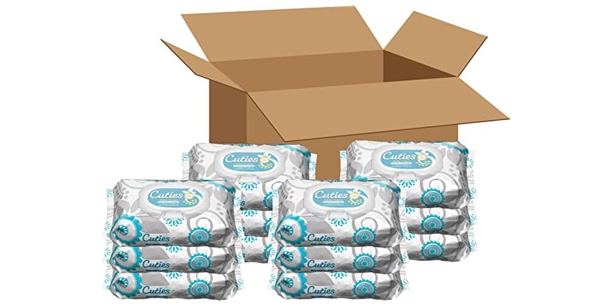 CUTIES BABY WIPES PA 12X72 SNST