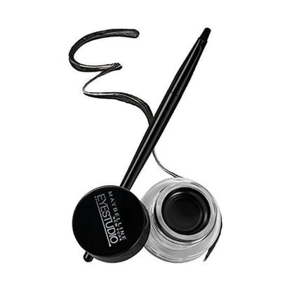 MAYBELLINE New York Tattoo Studio Gel Pot Eyeliner, 950 Blackest Black, 0.106 oz