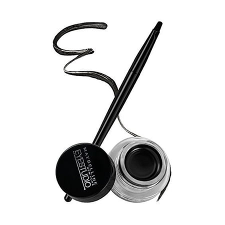 MAYBELLINE New York Tattoo Studio Gel Pot Eyeliner, 950 Blackest Black, 0.106 oz