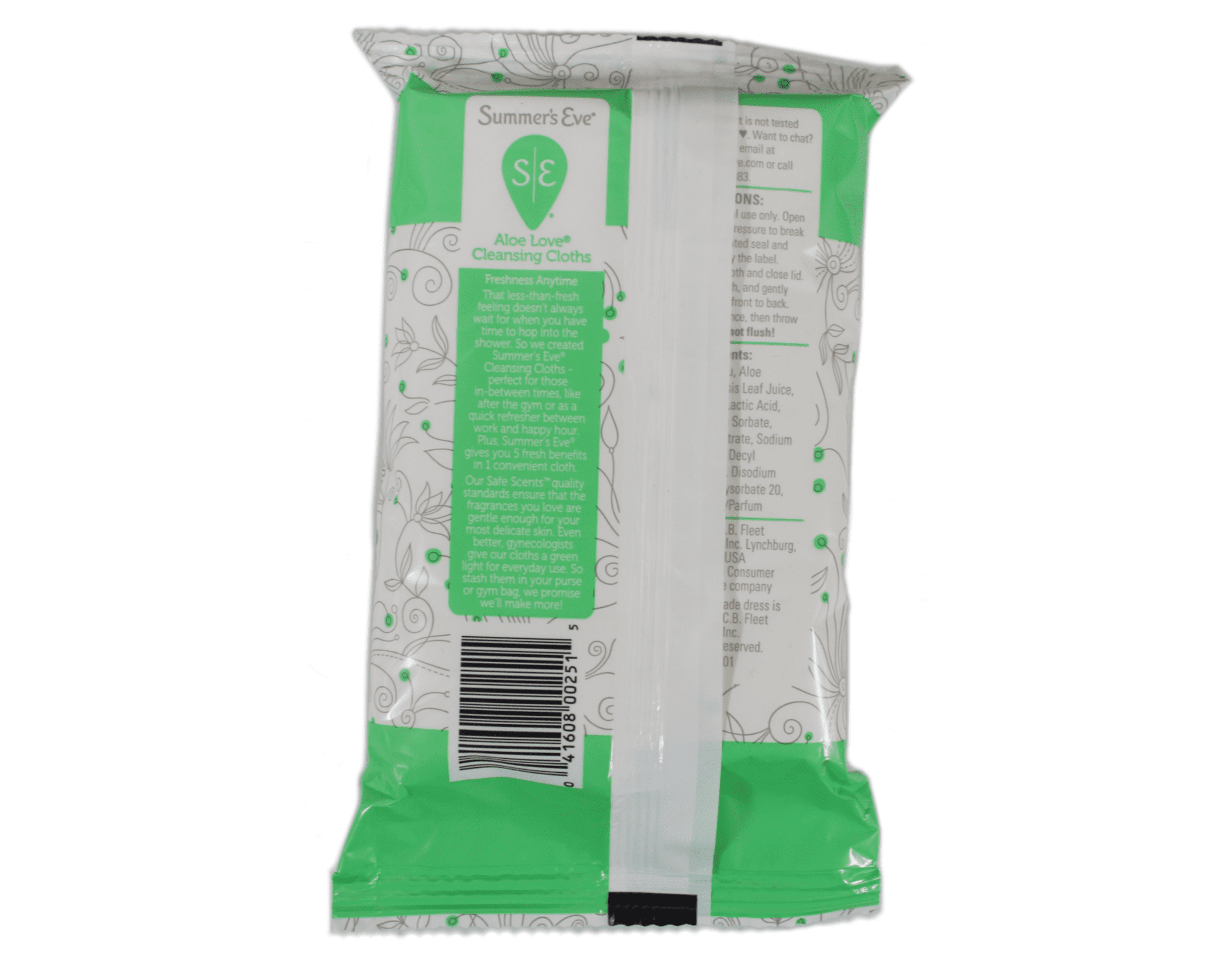 SUMMERS EVE ALOE LOVE CLNSING WIPES 32CT