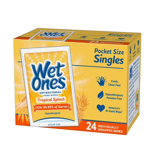 WET ONES TROPICAL SPLASH 20 CT