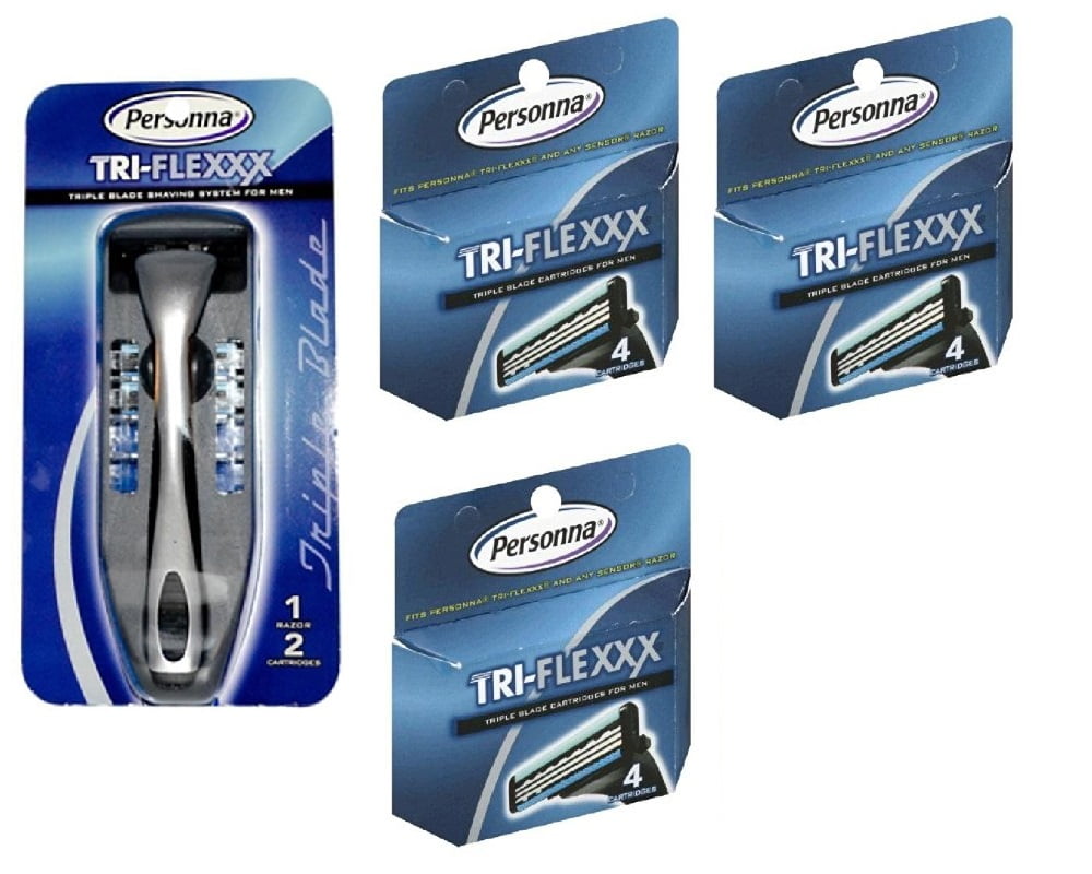 PERSONNA TRIFLX,MENS CARTRIDGES