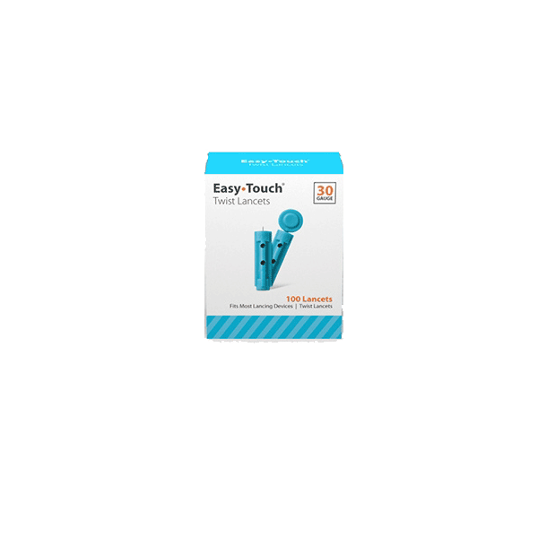 EASY TOUCH LANCET 30G TWIST 100CT