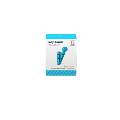 EASY TOUCH LANCET 30G TWIST 100CT