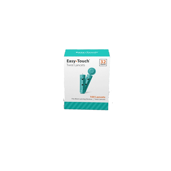 EASY TOUCH LANCET 32G TWIST 100CT