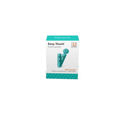 EASY TOUCH LANCET 32G TWIST 100CT