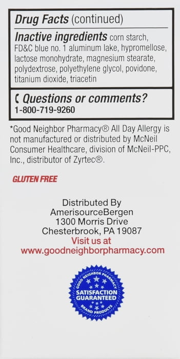 GNP ALLERGY 24HR CETIRI TAB 30CT